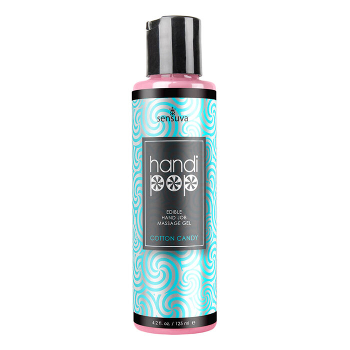 Handipop Edible Handjob Massage Gel - Cotton Candy - 4.2 oz.