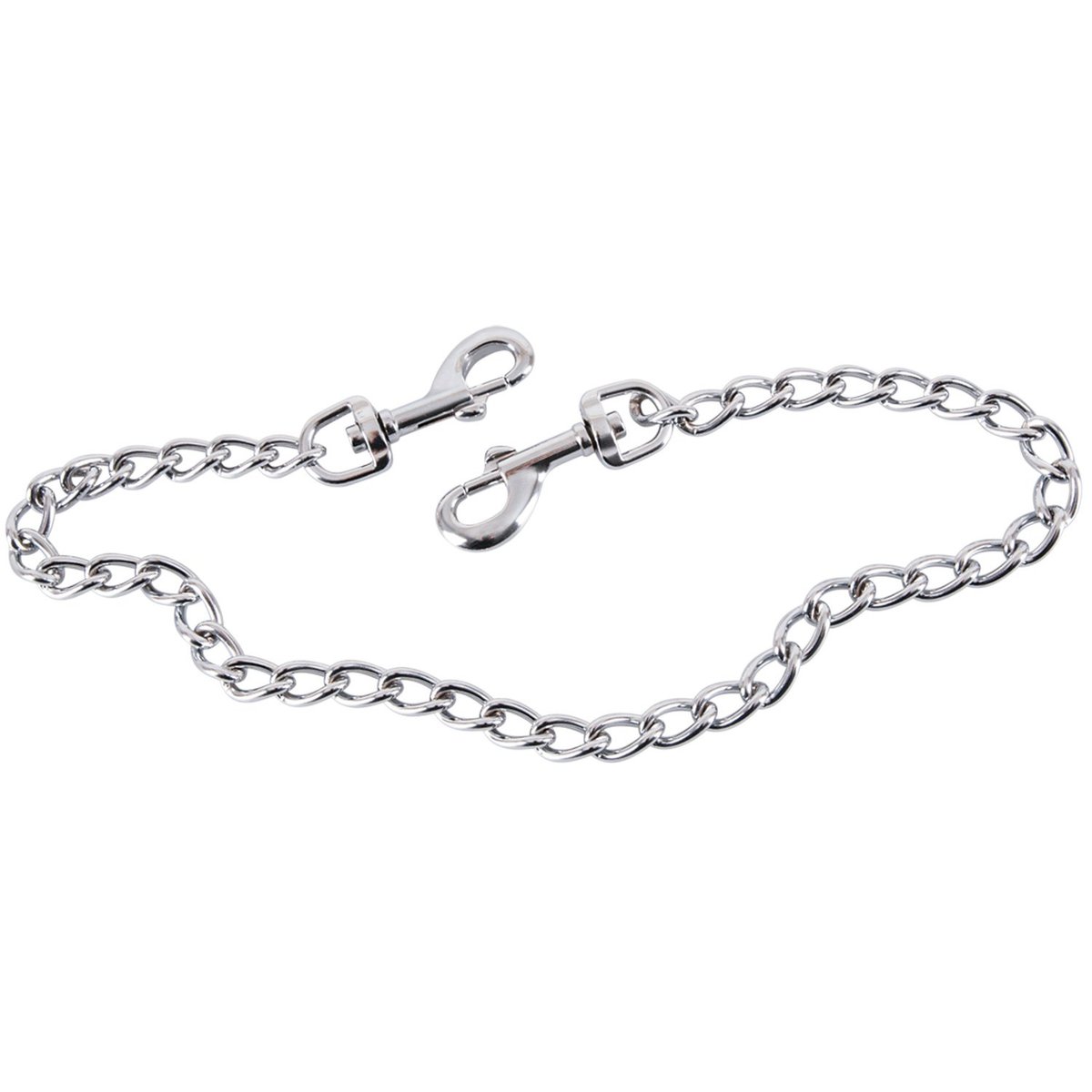 ZADO Metal Chain with Clip 19.7 Inch - Silver
