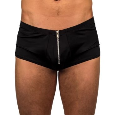 Shadow Bolt Zip-Up Sexy Boxer Briefs - L/XL