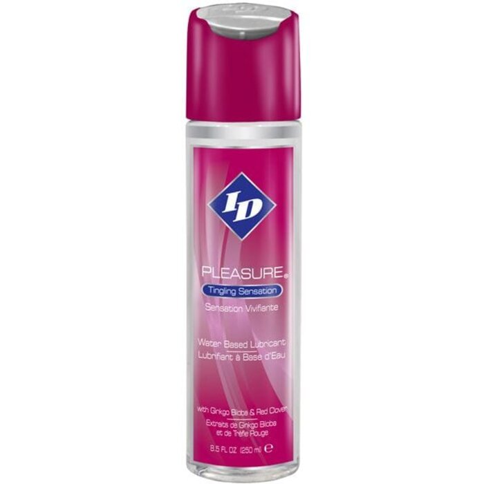ID Pleasure Water Based Lubricant: 8.5 floz for Enhanced Sexual Stimulation