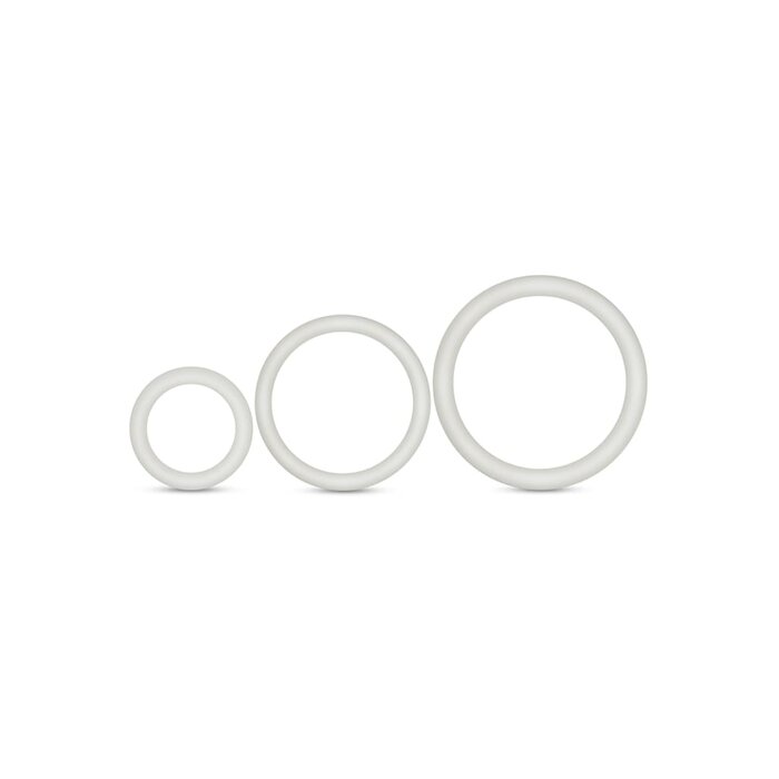 Performance - VS4 Pure Premium Silicone Cock Ring Set - White