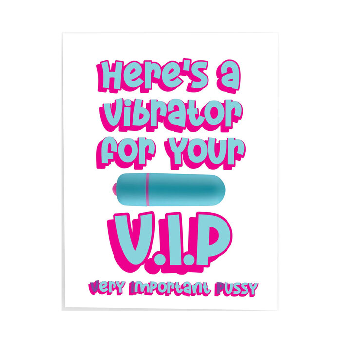 NaughtyVibes Greeting Card - V.I.P.