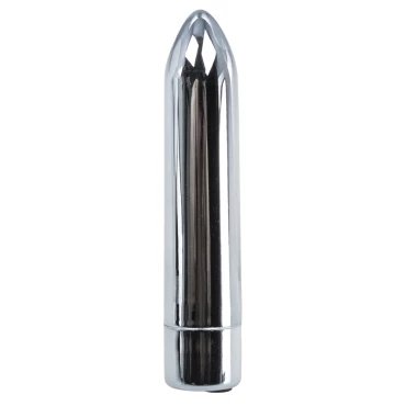Bang! Silver Powerful Rechargeable 10-Speed Bullet Vibrator