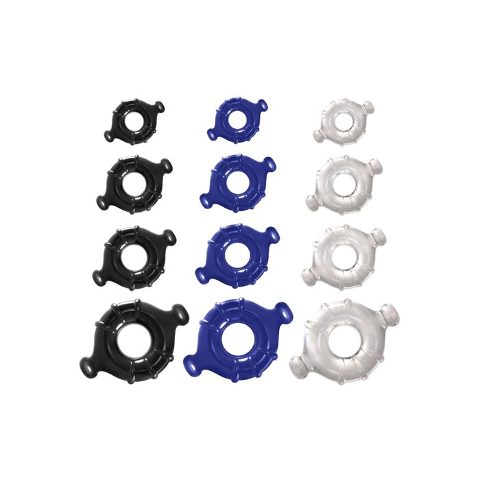 Renegade Vitality Cock Ring Set - Black