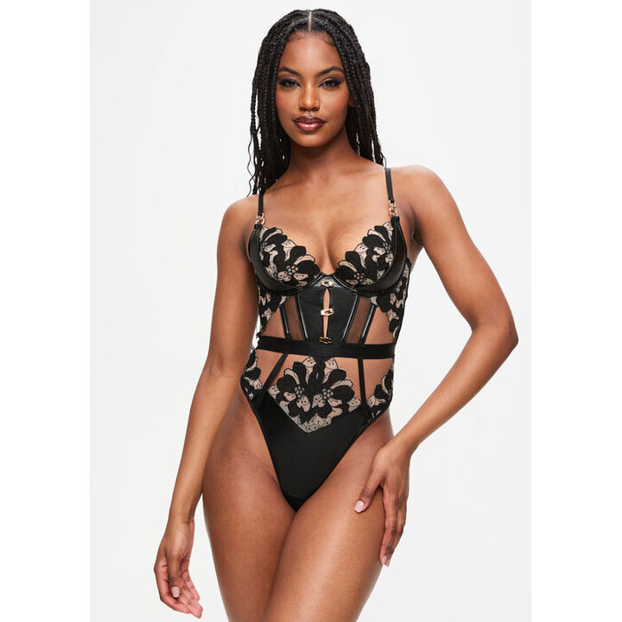 Ann Summers Dark Side Crotchless Body, Black