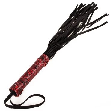 Sriracha Red Faux Leather Flogger - 14.5 Inch