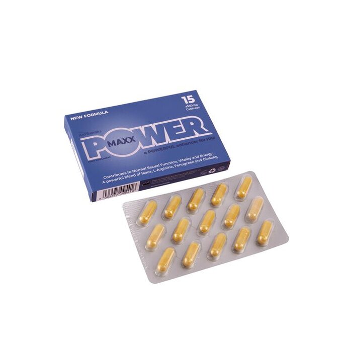 Ann Summers Maxx Power For Him Supplements for Sex Drive - 15 Pills