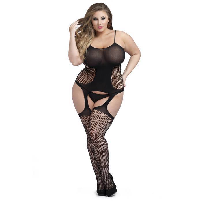 Lovehoney Plus Size Hourglass Suspender Bodystocking