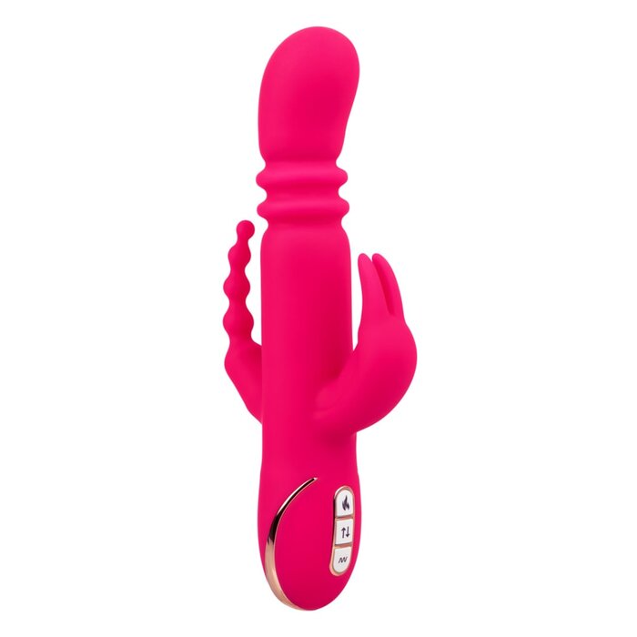 Jack Rabbit Signature Heated Silicone Triple Fantasy Rabbit