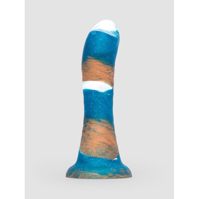 Lovehoney High Tide Ocean Textured Dildo 5.5 Inch - Blue