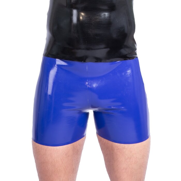 Latex Boxer Shorts in Blue
