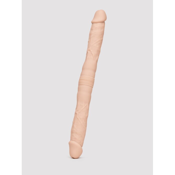 SILEXD Dual Density Double-Ended Realistic Dildo 15 Inch - Flesh Pink