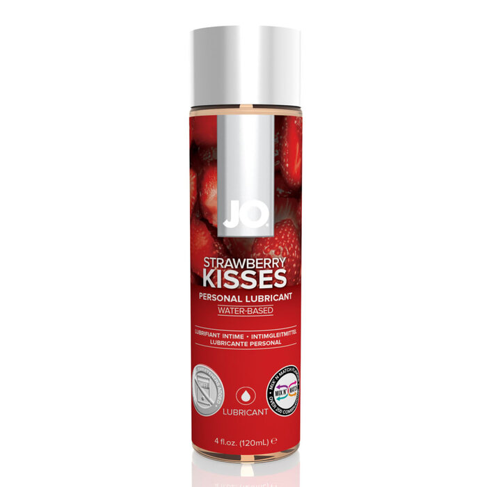 JO H2O Flavored Lubricant - Strawberry Kisses - 4 oz.