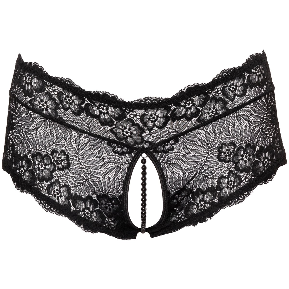 Cottelli Collection Cottelli Curves Black Lace Panties - Black - XL