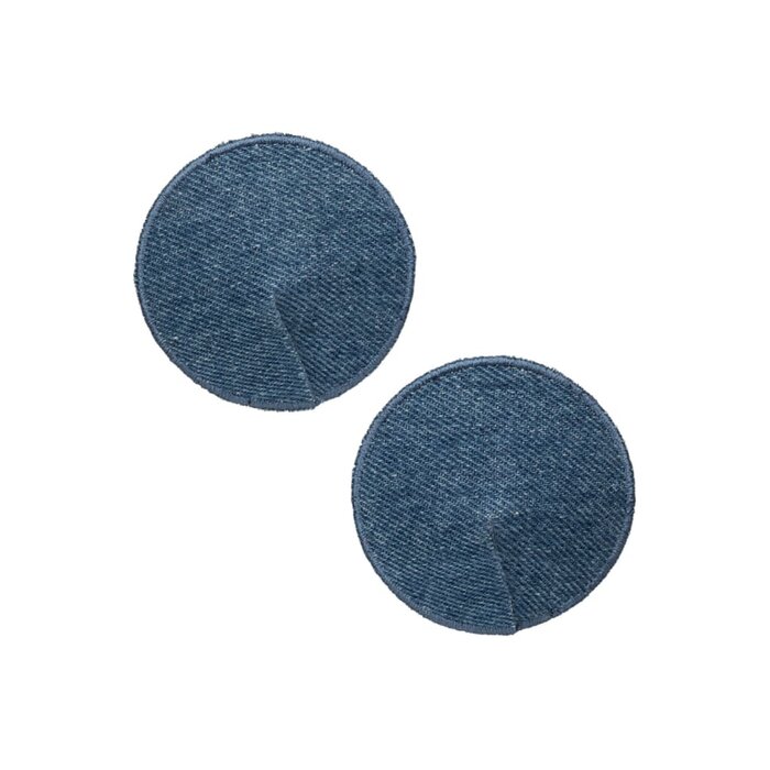 Ride 'em Premium Denim Collection Round Pasties