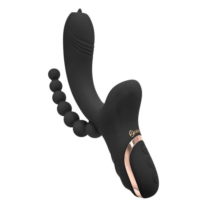 Bodywand G Play Triple Stim G Spot And Clitoral Suction Vibrator with Anal