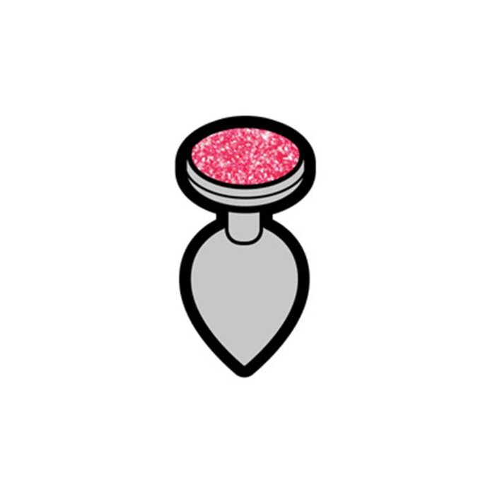 Gem Butt Plug Enamel Pin