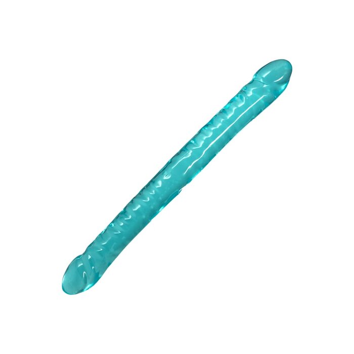 Crystal Jellies® 18" Double Dong - Teal
