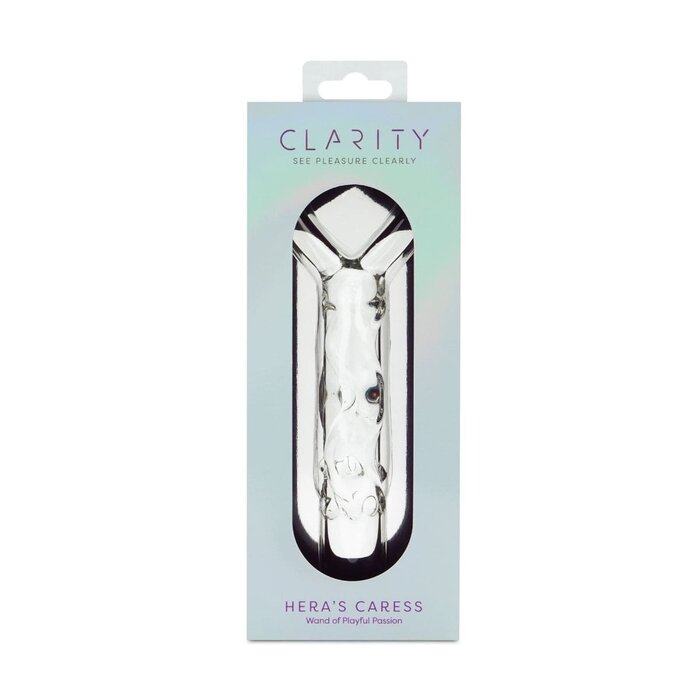 Clarity Heras Caress Glass Dildo: 5.9 Inch Handblown Pleasure Tool