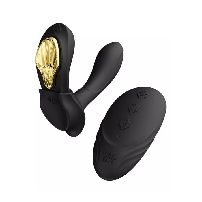 Aya Wearable Vibrator with Remote - Black
