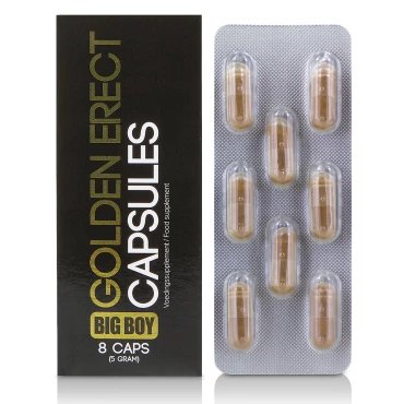 Big Boy Golden Erect Capsules - 8 Capsules