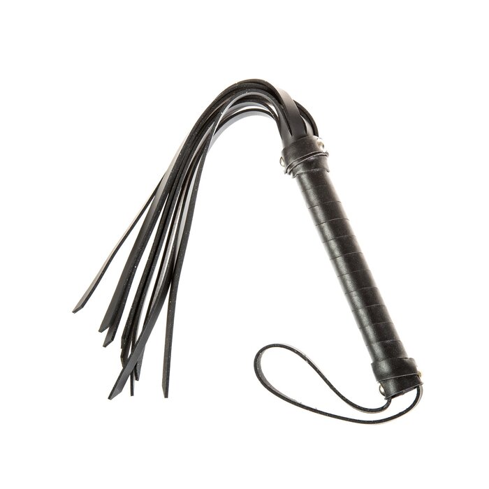 Leather Willy Whip with Rubber Tails