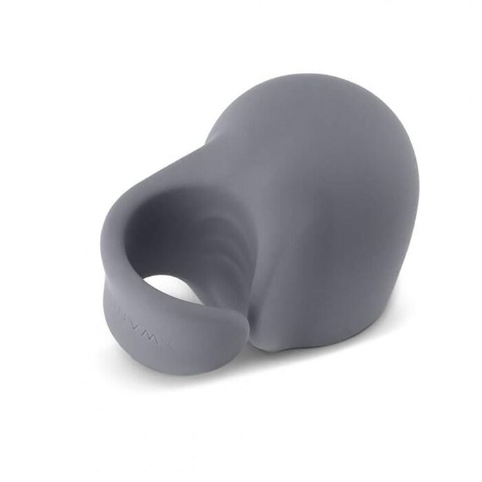 Le Wand Loop Penis Play Attachment Grey - Multiple Vibration Modes, Body-Safe