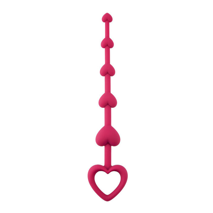 Ann Summers Lovers Heart Shaped Silicone Anal Beads