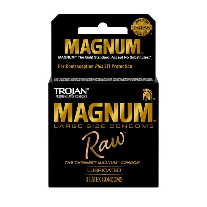 Trojan Magnum Raw - 3 Pack