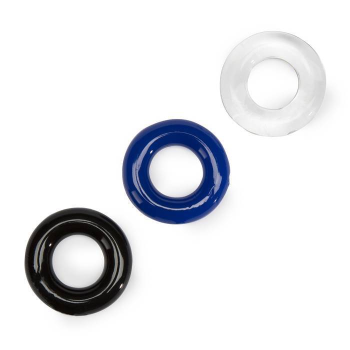 BASICS Doughnut Cock Ring Multipack (3 Pack)