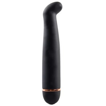 Deep-Spot Slim Black Silicone 20 Function Vibrator