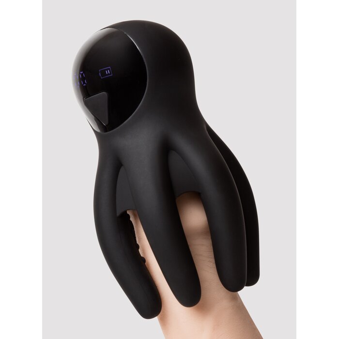 LOVISS Octopuss Rechargeable Masturbation Cup Trainer - Black