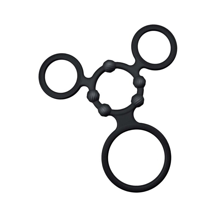 Enhancer Quad Cock Ring - Black