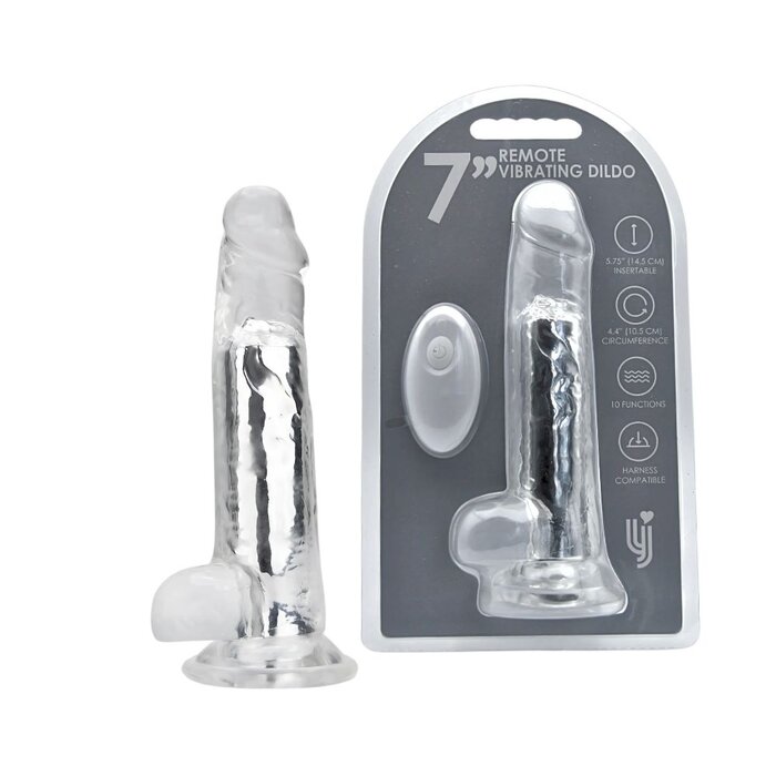 Loving Joy 7 Inch Remote Vibrating Dildo