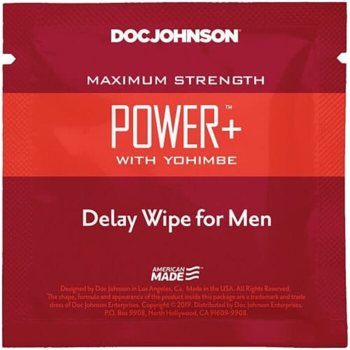 Doc Johnson Power Wipe For Men