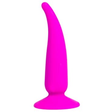 Popstar Magenta Slim Tapered Beginners Butt Plug - 5 Inch