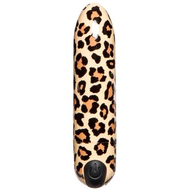 Purrfect Leopard Rechargeable & Powerful 10-Speed Bullet