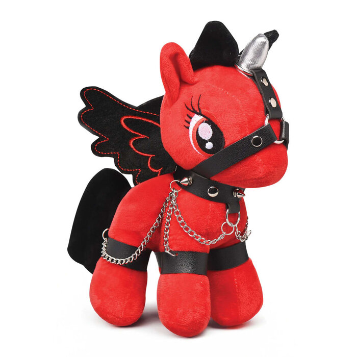 Master Series Bondage Pony Plushie - Scarlet Chainheart