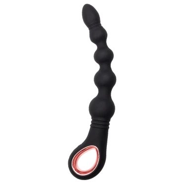 Digit Black & Rose Gold Beaded Vibe - 9 Inch