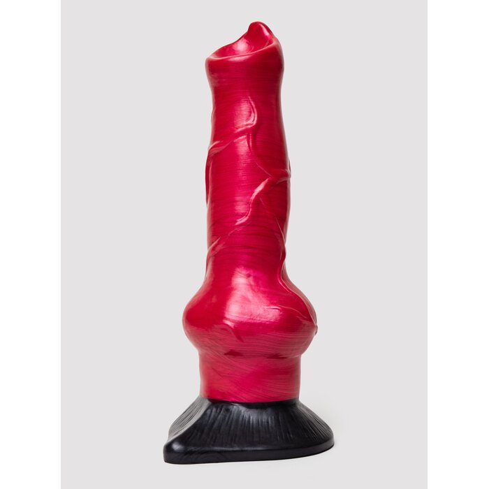 Creature Cocks Hell Hound Canine Penis Silicone Dildo - Red
