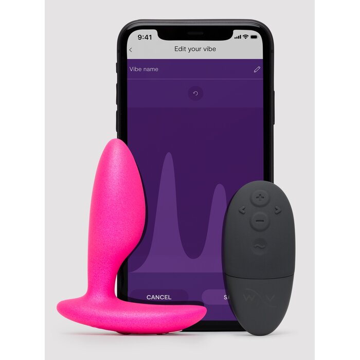 We-Vibe Ditto+ Rechargeable Remote and App Control Vibrating Butt Plug - Pink