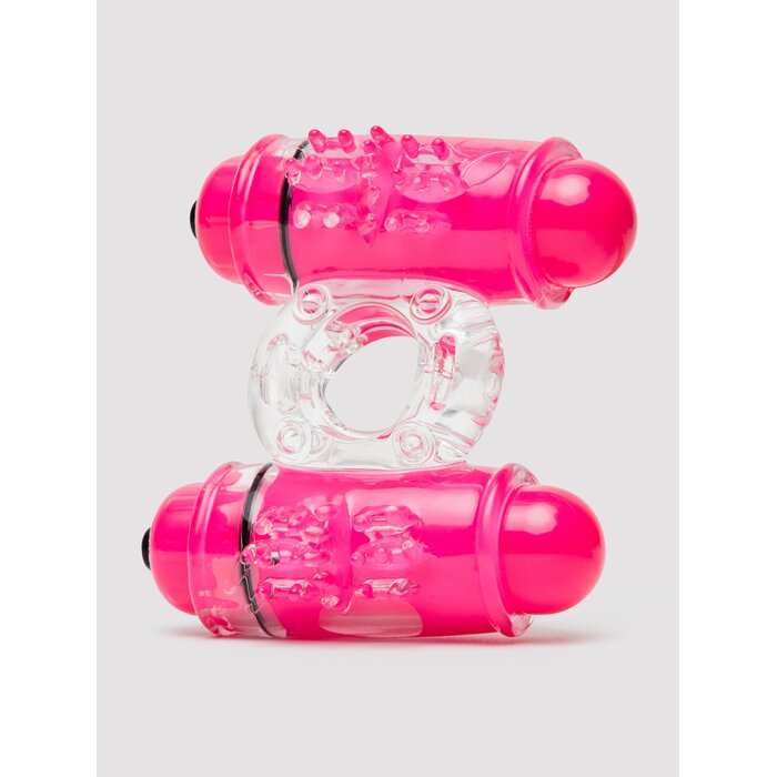 Screaming O Double Whammy Vibrating Cock Ring - Pink