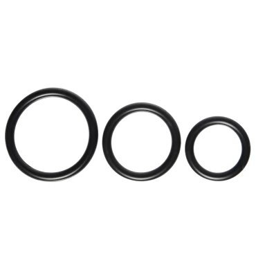Cock & Load Black Cock Ring Set of Three