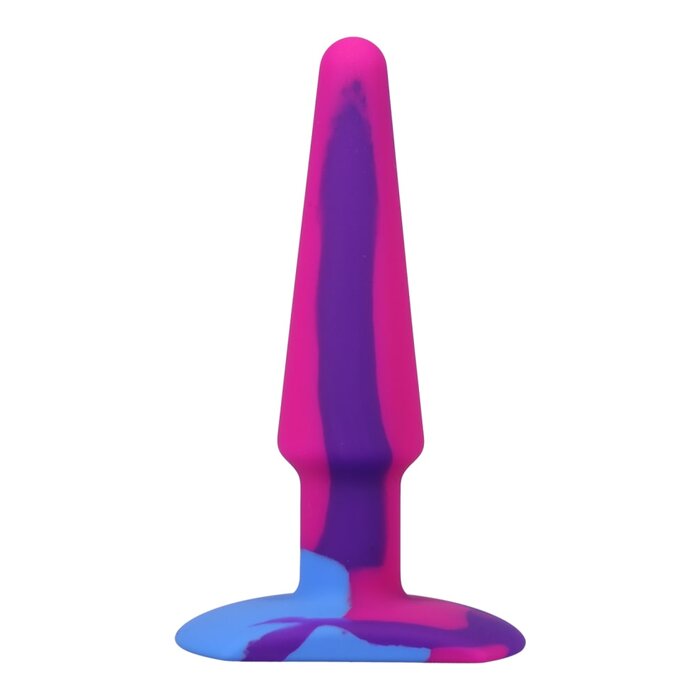 A-Play - Groovy - Silicone Anal Plug - 5" - Berry
