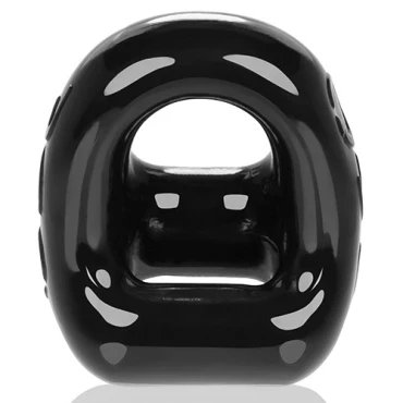 Oxballs 360 Black Cock Ring & Ball Stretcher - 26mm