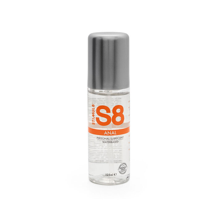 S8 Water Based Anal Lube 125ml