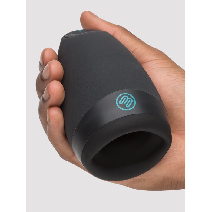 Blowmotion Warming Vibrating Male Masturbator - Black