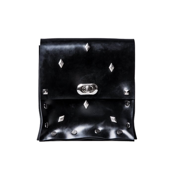 Rubber Industrial Diamond Studded Hip Bag