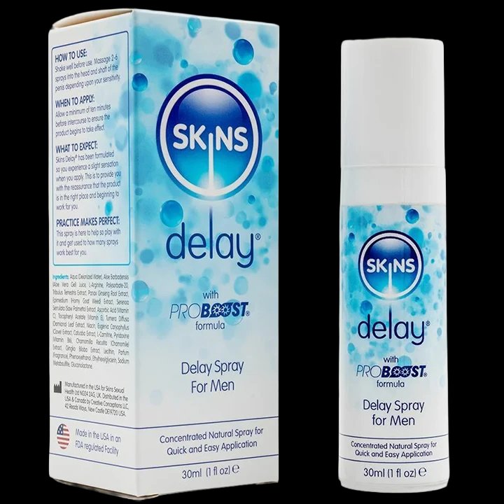 Skins Natural Delay Spray 30ml (Fragrance Free)