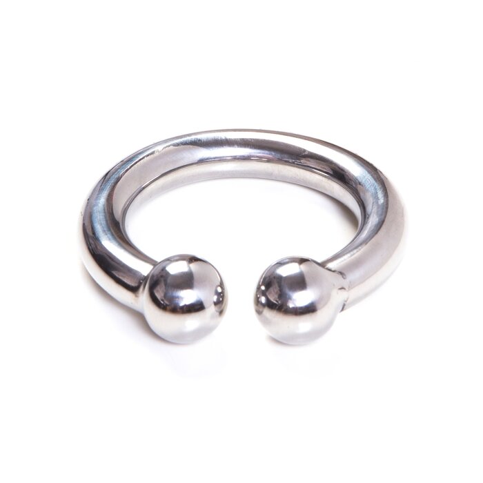 Ball Ended Steel Cock Ring